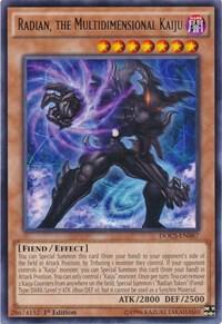 Radian, the Multidimensional Kaiju - Dimension of Chaos YuGiOh trading card