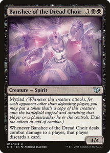 Banshee of the Dread Choir - Commander 2015 (C15) #16 - Uncommon Magic: The Gathering Trading Card
