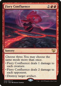 Fiery Confluence - Commander 2015 (C15) #26 - Rare Magic: The Gathering Trading Card