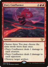 Fiery Confluence - Commander 2015 (C15) #26 - Rare Magic: The Gathering Trading Card
