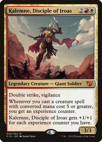 Kalemne, Disciple of Iroas - Commander 2015 (C15) #45 - Mythic Magic: The Gathering Trading Card