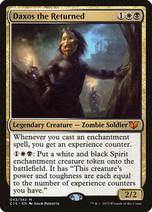 Daxos the Returned - Commander 2015 (C15) #43 - Mythic Rare Magic: The Gathering Trading Card