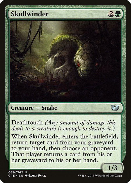 Skullwinder - Commander 2015 Magic: The Gathering trading card