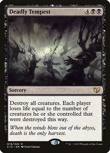 Deadly Tempest - Commander 2015 (C15) #19 - Rare Magic: The Gathering Trading Card