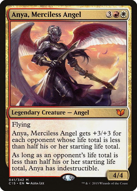 Anya, Merciless Angel - Commander 2015 Magic: The Gathering trading card
