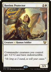 Bastion Protector - Commander 2015 (C15) #1 - Rare Magic: The Gathering Trading Card