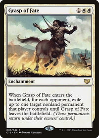 Grasp of Fate - Commander 2015 (C15) #3 - Rare Magic: The Gathering Trading Card