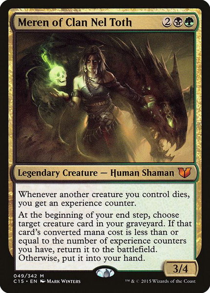 Meren of Clan Nel Toth - Commander 2015 Magic: The Gathering trading card