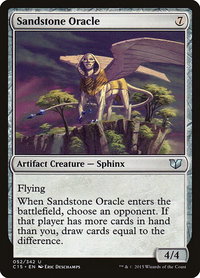 Sandstone Oracle - Commander 2015 (C15) #52 - Uncommon Magic: The Gathering Trading Card