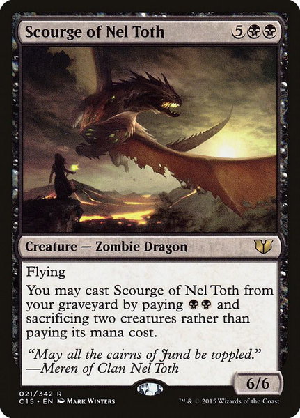 Scourge of Nel Toth - Commander 2015 Magic: The Gathering trading card