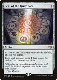 Seal of the Guildpact - Commander 2015 (C15) #54 - Rare Magic: The Gathering Trading Card