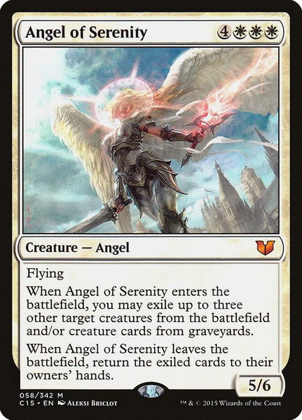 Angel of Serenity - Commander 2015 Magic: The Gathering trading card