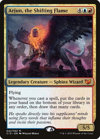 Arjun, the Shifting Flame - Commander 2015 (C15) #42 - Mythic Magic: The Gathering Trading Card