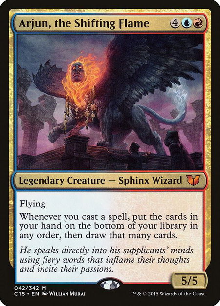 Arjun, the Shifting Flame - Commander 2015 Magic: The Gathering trading card