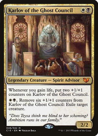 Karlov of the Ghost Council - Commander 2015 (C15) #46 - Mythic Magic: The Gathering Trading Card