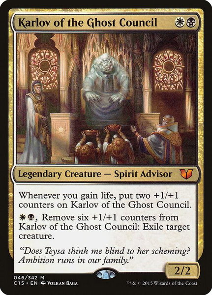 Karlov of the Ghost Council - Commander 2015 Magic: The Gathering trading card