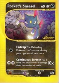 Rocket's Sneasel - 5 [Winner] - Best of Promos Pokémon trading card