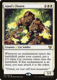 Ajani's Chosen - Commander 2015 (C15) #57 - Rare Magic: The Gathering Trading Card