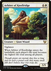 Arbiter of Knollridge - Commander 2015 (C15) #59 - Rare Magic: The Gathering Trading Card