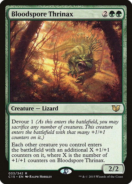 Bloodspore Thrinax - Commander 2015 Magic: The Gathering trading card