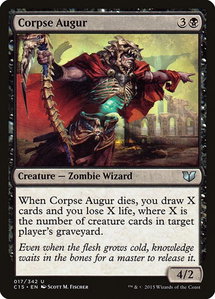 Corpse Augur - Commander 2015 (C15) #17 - Uncommon Magic: The Gathering Trading Card