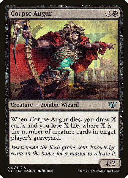 Corpse Augur - Commander 2015 Magic: The Gathering trading card