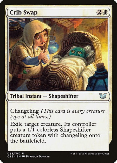 Crib Swap trading card from Commander 2015 Crib Swap - Commander 2015 Magic: The Gathering trading card