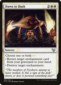 Dawn to Dusk - Commander 2015 (C15) #66 - Uncommon Magic: The Gathering Trading Card