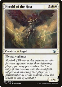 Herald of the Host - Commander 2015 (C15) #4 - Uncommon Magic: The Gathering Trading Card