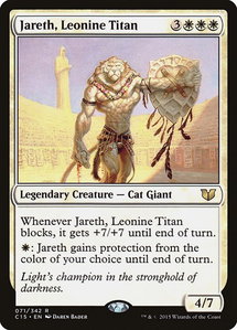 Jareth, Leonine Titan - Commander 2015 (C15) #71 - Rare Magic: The Gathering Trading Card