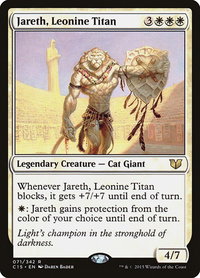 Jareth, Leonine Titan - Commander 2015 (C15) #71 - Rare Magic: The Gathering Trading Card