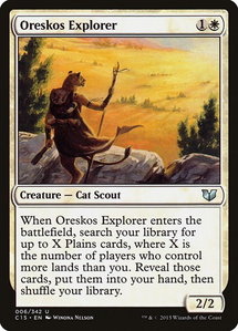 Oreskos Explorer - Commander 2015 (C15) #6 - Uncommon Magic: The Gathering Trading Card