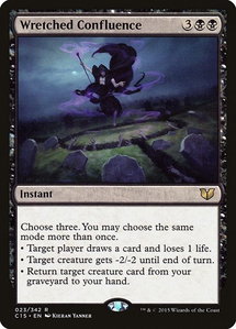 Wretched Confluence - Commander 2015 (C15) #23 - Rare Magic: The Gathering Trading Card