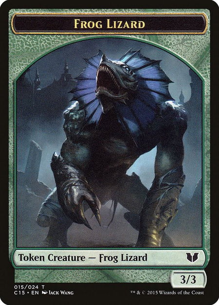 Frog Lizard // Germ Double-Sided Token - Commander 2015 Magic: The Gathering trading card