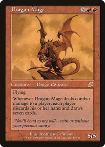Dragon Mage - Scourge (SCG) #87 - Rare Magic: The Gathering Trading Card
