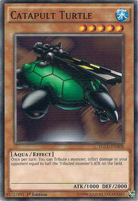 Catapult Turtle - King of Games: Yugi's Legendary Decks (YGLD) #YGLD-ENA08 - Common / Short Print YuGiOh Trading Card