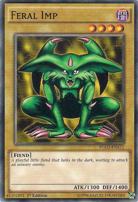 Feral Imp - King of Games: Yugi's Legendary Decks YuGiOh trading card