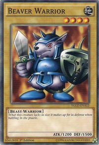 Beaver Warrior - King of Games: Yugi's Legendary Decks (YGLD) #YGLD-ENA12 - Common / Short Print YuGiOh Trading Card