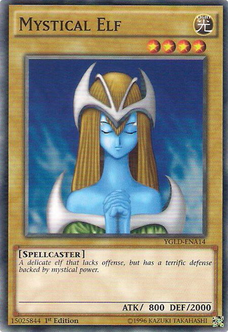 Mystical Elf - King of Games: Yugi's Legendary Decks YuGiOh trading card
