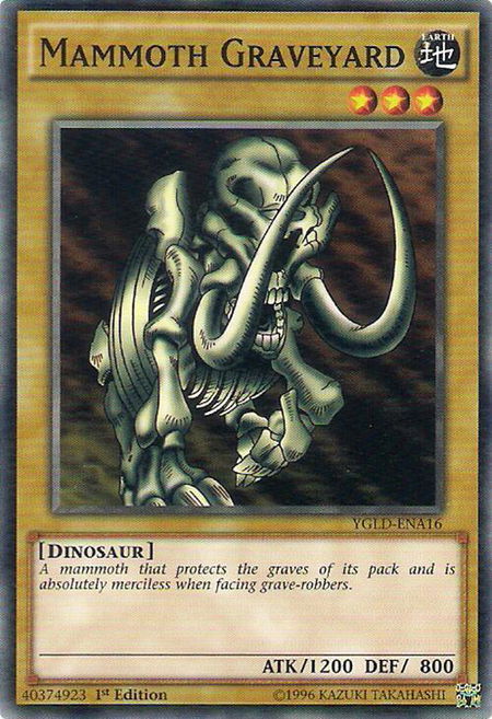 Mammoth Graveyard - King of Games: Yugi's Legendary Decks YuGiOh trading card
