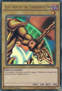 Left Arm of the Forbidden One - King of Games: Yugi's Legendary Decks (YGLD) #YGLD-ENA21 - Ultra Rare YuGiOh Trading Card