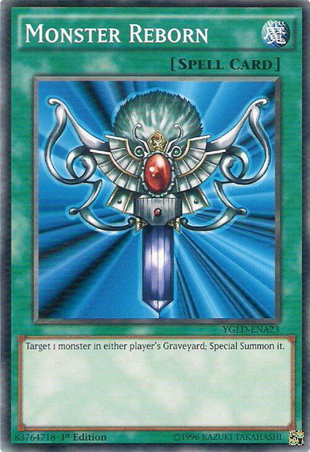 Monster Reborn (A) - King of Games: Yugi's Legendary Decks YuGiOh trading card