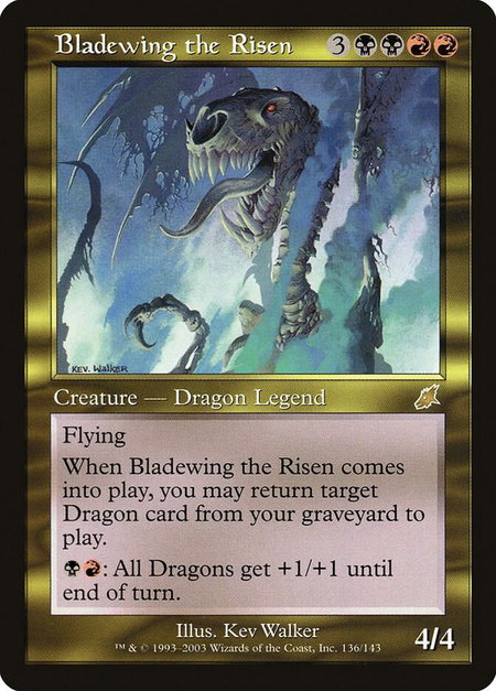 Bladewing the Risen - Scourge Magic: The Gathering trading card