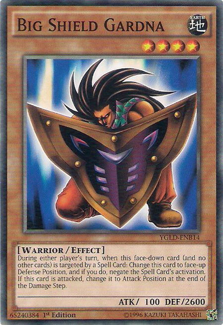 Big Shield Gardna - King of Games: Yugi's Legendary Decks YuGiOh trading card