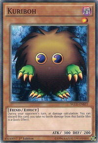 Kuriboh (B) - King of Games: Yugi's Legendary Decks (YGLD) #YGLD-ENB15 - Common / Short Print YuGiOh Trading Card