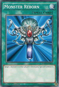 Monster Reborn (B) - King of Games: Yugi's Legendary Decks (YGLD) #YGLD-ENB16 - Common / Short Print YuGiOh Trading Card