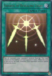 Swords of Revealing Light (B) - King of Games: Yugi's Legendary Decks (YGLD) #YGLD-ENB17 - Ultra Rare YuGiOh Trading Card