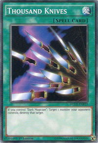 Thousand Knives - King of Games: Yugi's Legendary Decks (YGLD) #YGLD-ENB19 - Common / Short Print YuGiOh Trading Card
