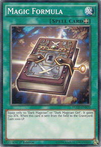 Magic Formula - King of Games: Yugi's Legendary Decks (YGLD) #YGLD-ENB20 - Common / Short Print YuGiOh Trading Card