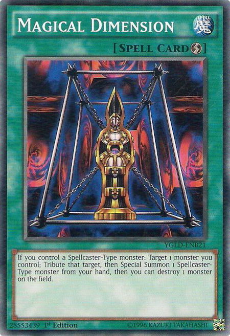 Magical Dimension - King of Games: Yugi's Legendary Decks YuGiOh trading card